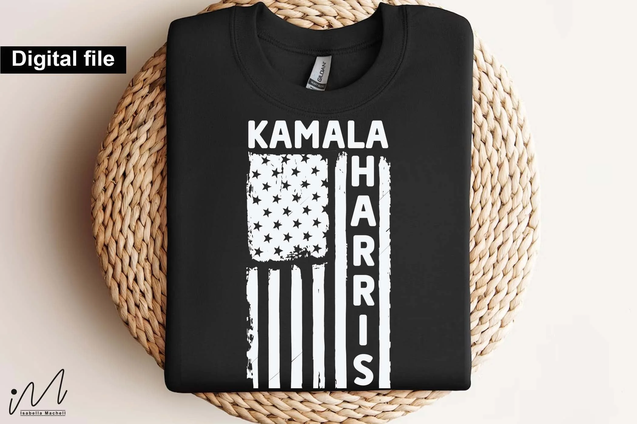 Kamala Harris USA flag svg, I'm voting Kamala,Kamala Harris 2024,Democratic t shirt,Kamala Harris svg,Gift for Her,Kamala Harris t shirt,Madam President - Image 4