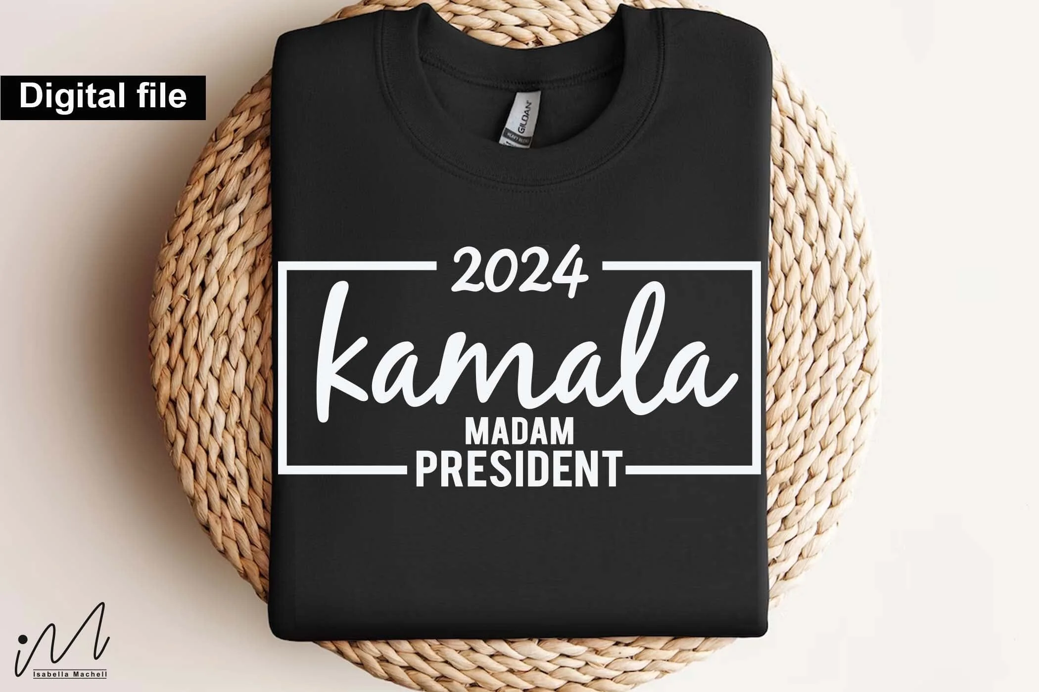 Kamala madam president svg, I'm voting Kamala,Kamala Harris 2024,Democratic t shirt,Kamala Harris svg,Gift for Her,Kamala Harris t shirt,Madam President - Image 3