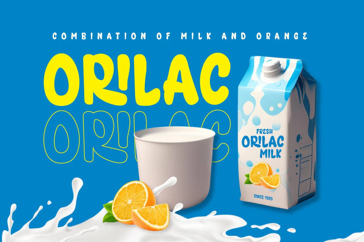 Kastrie - Milk Display Font - Image 4
