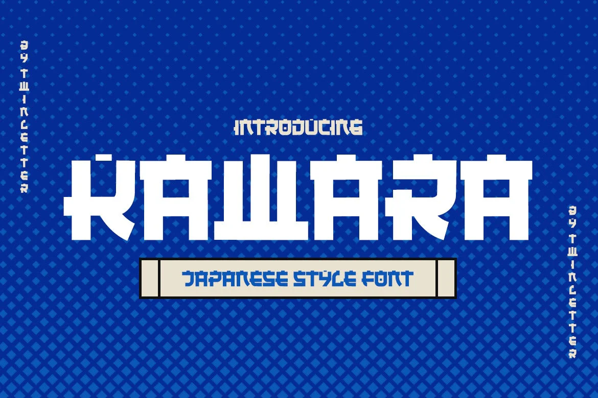 KAWARA - Japanese style font