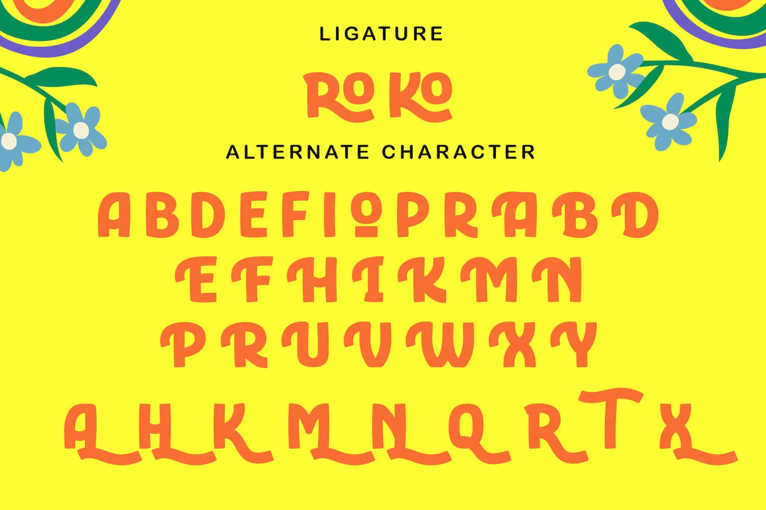 Kenarose - Playful Display Font - Image 9