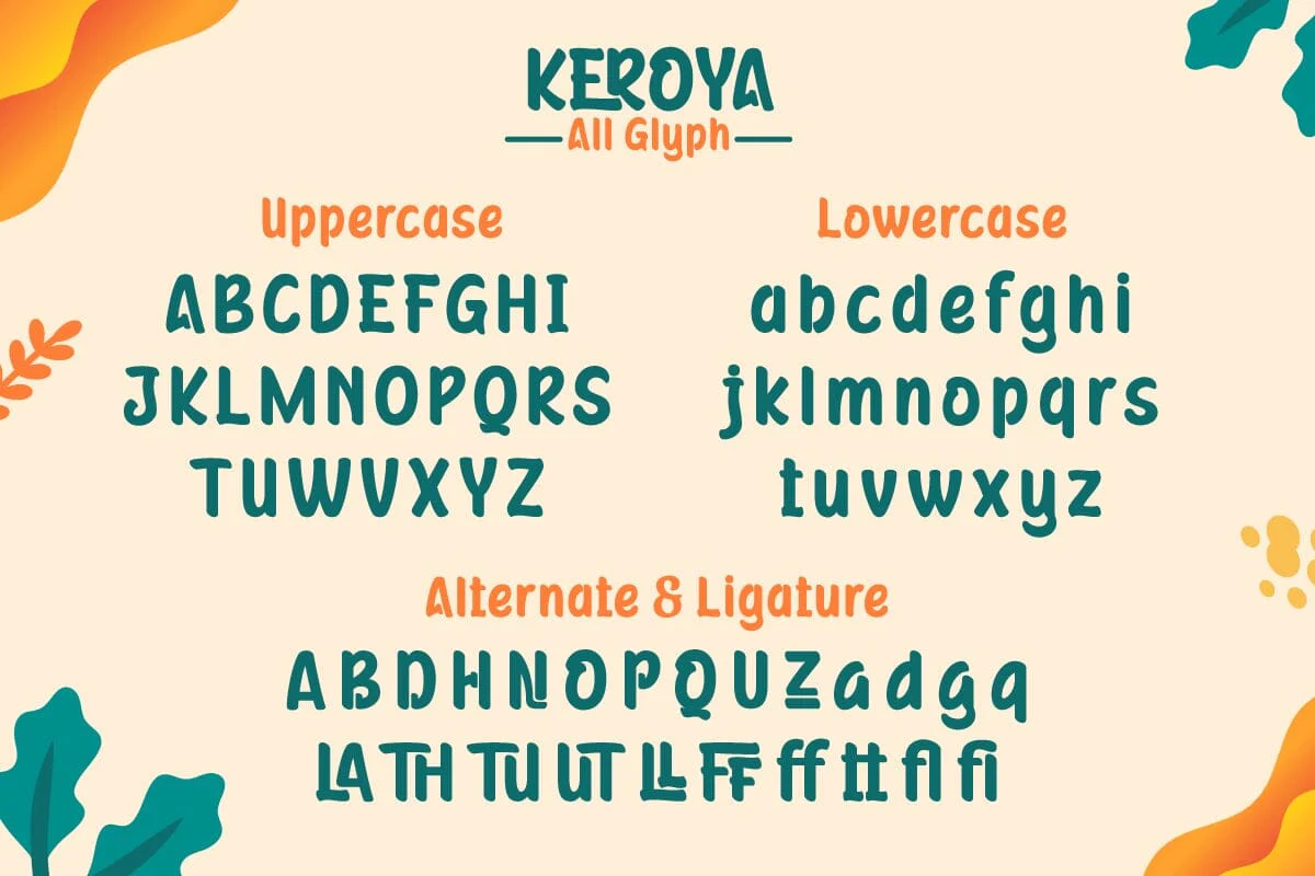 Keroya - Handwriting Font - Image 3