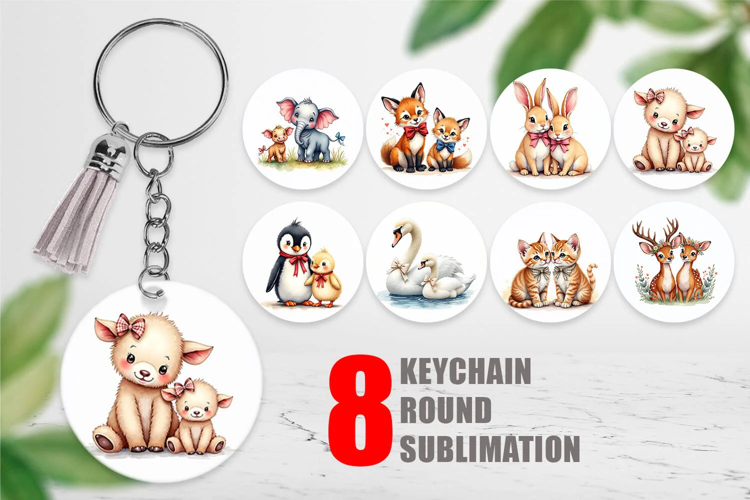 Keychain Kindred Ribbons