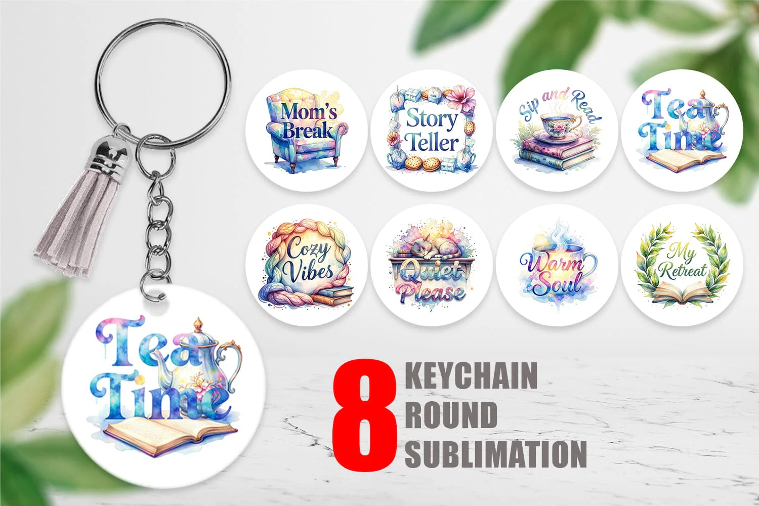 Keychain Mom Reading Quotes