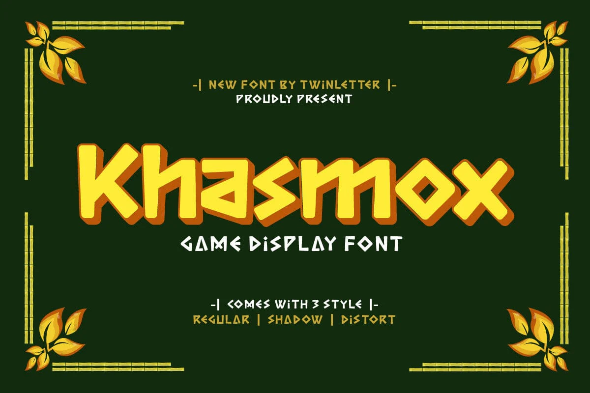 Khasmox - Game Display Font