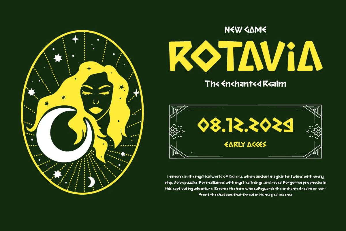Khasmox - Game Display Font - Image 4