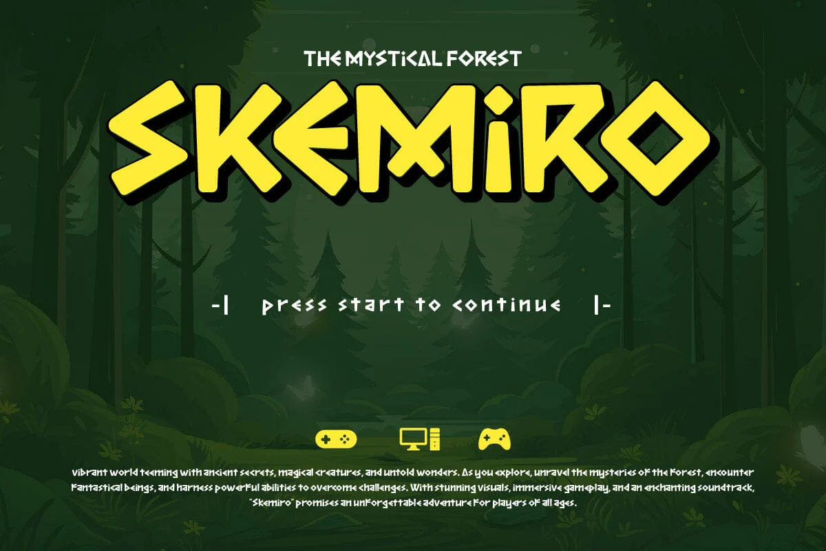 Khasmox - Game Display Font - Image 8