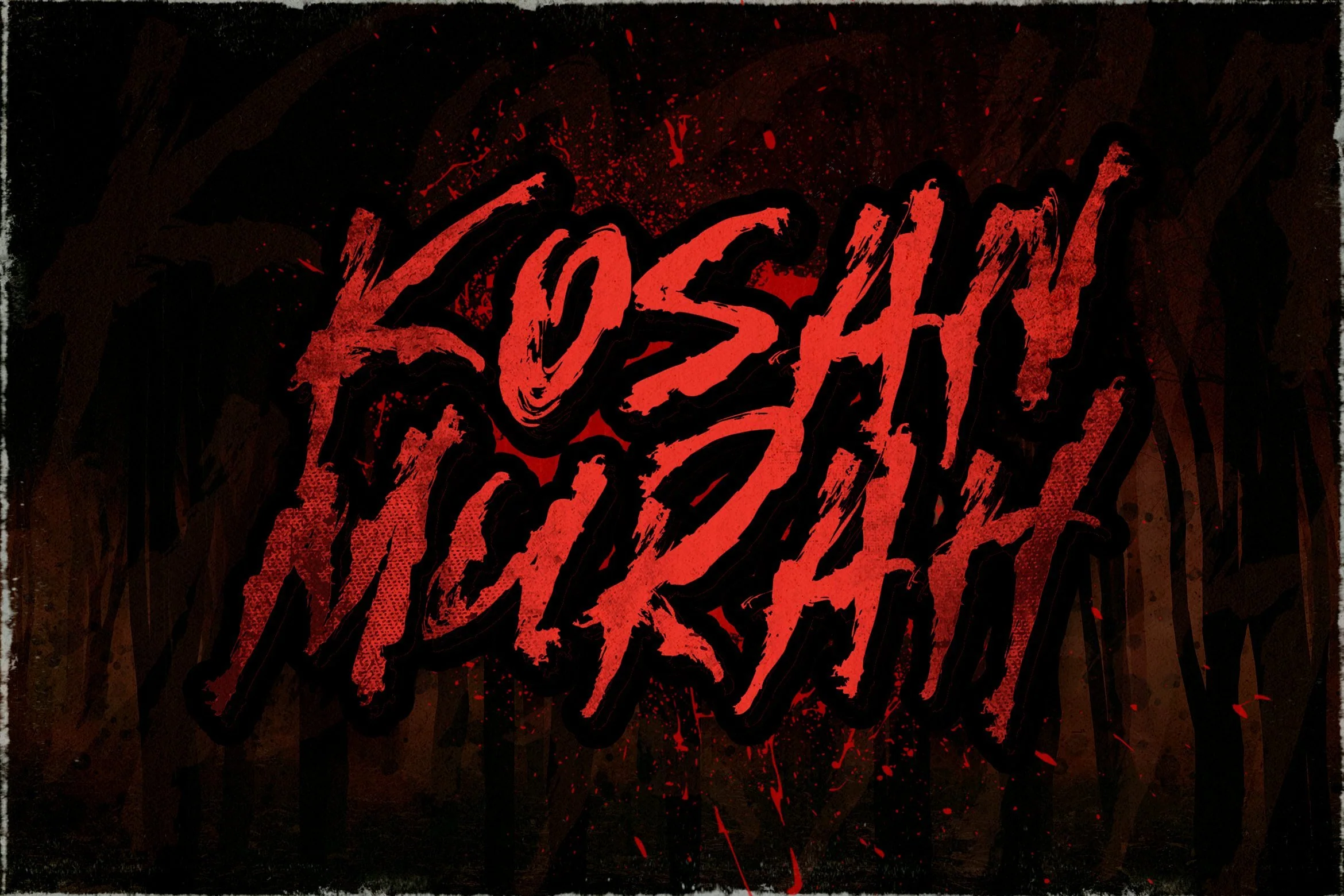 Kosan Murah! - Horror Font