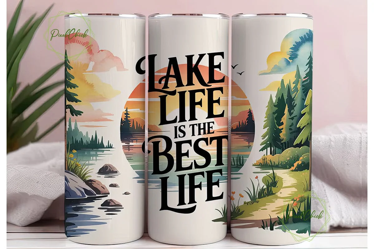 Lake Life 20oz Tumbler Wrap - Image 3