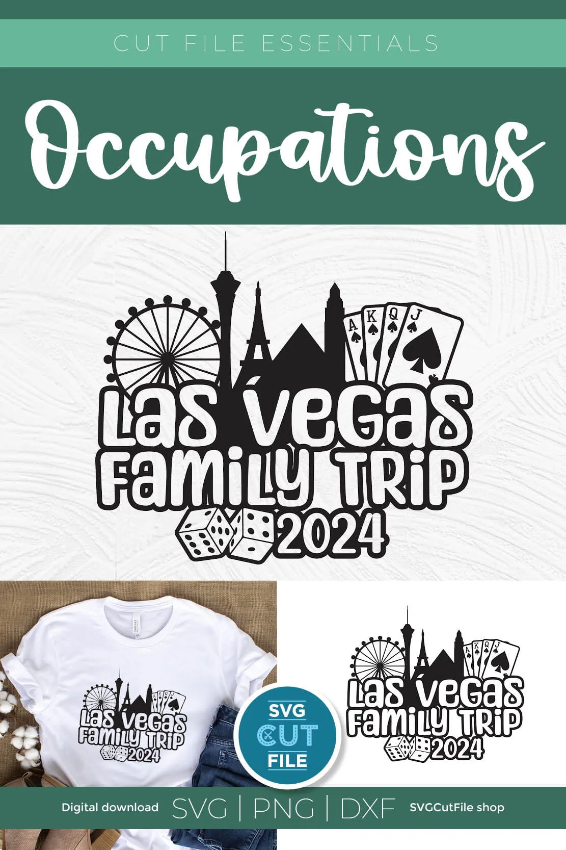 Las Vegas Family Trip svg with 2024 for a Family Weekend or Vacation - Image 5