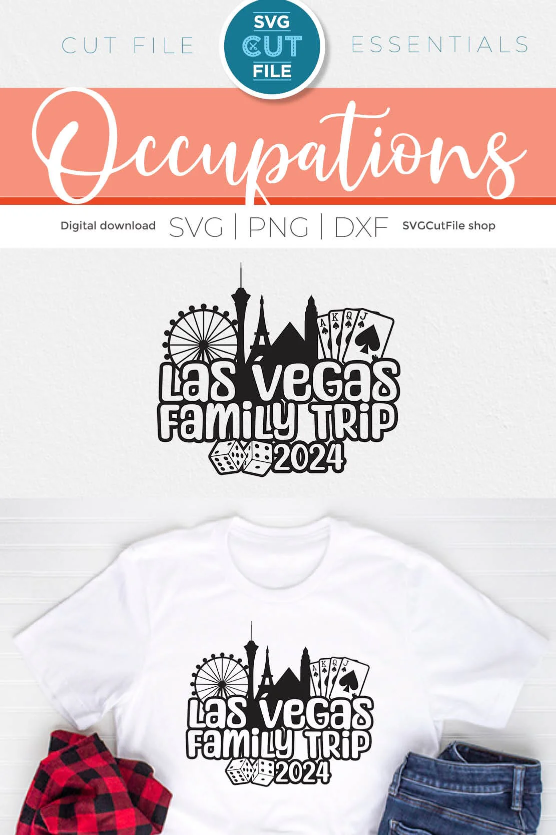 Las Vegas Family Trip svg with 2024 for a Family Weekend or Vacation - Image 6