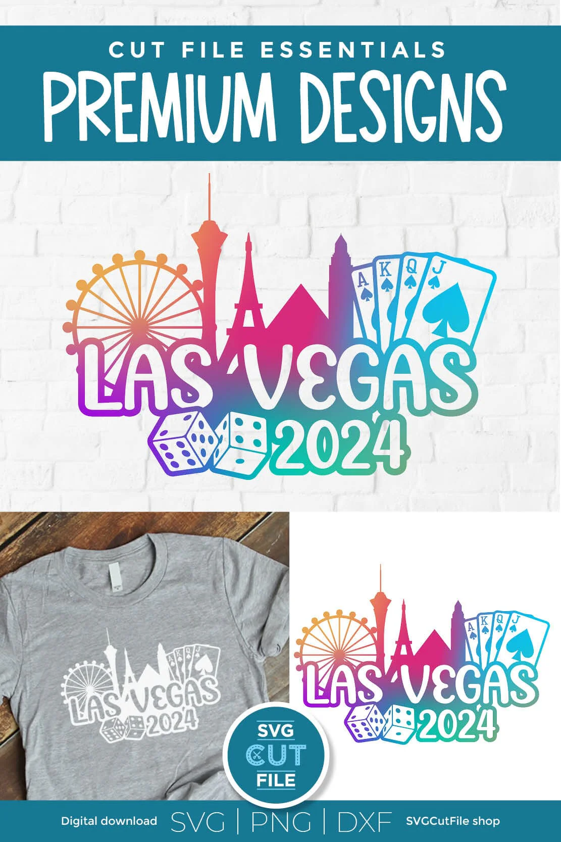 Las Vegas svg with 2024 for a Birthday Weekend, Crew, Family Trip, Vacation - Image 4