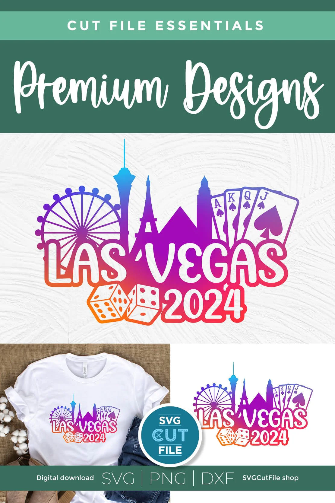 Las Vegas svg with 2024 for a Birthday Weekend, Crew, Family Trip, Vacation - Image 5
