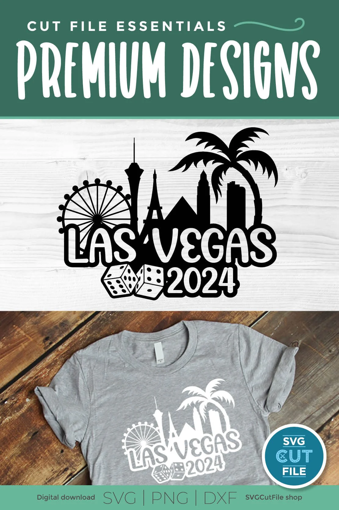 Las Vegas svg with 2024 for a Girls Trip Birthday Weekend, Crew, Family Trip, Vacation - Image 5