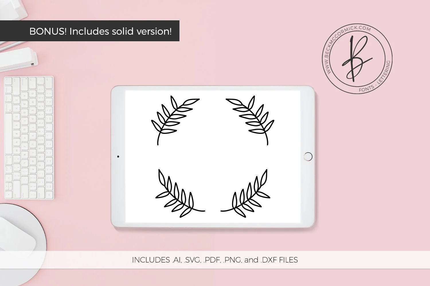 Laurel Wreath SVG Clipart