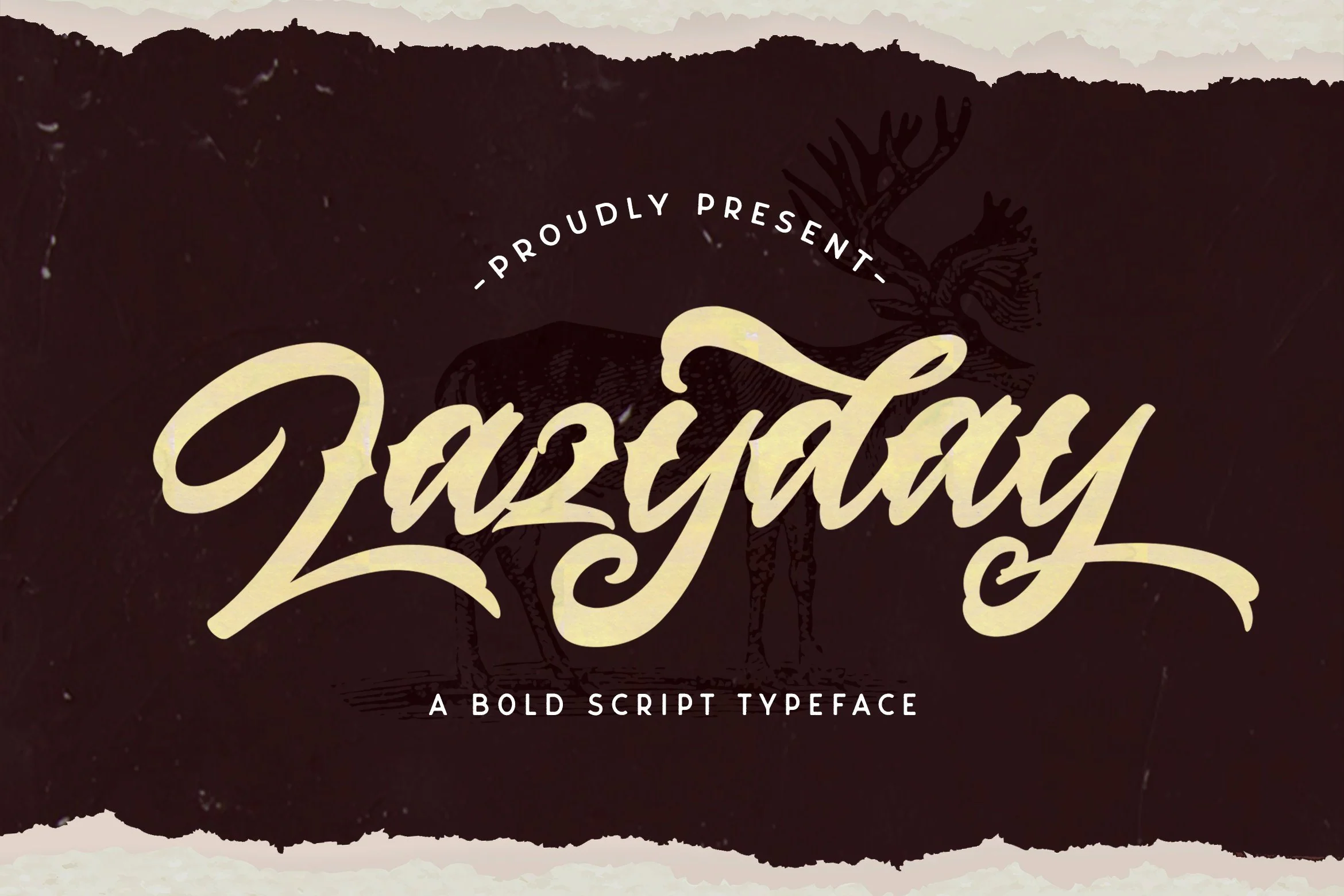 Lazyday - Bold Script Font