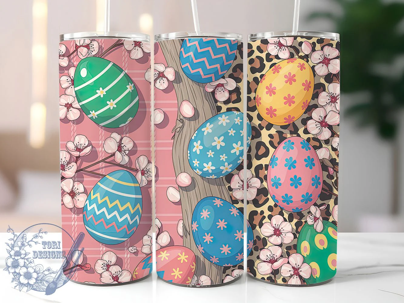 Leopard Cowhide Easter Egg Tumbler, Easter Egg Tumbler, Animal Print Wrap, Stylish 20oz Wrap, Sublimation Design, Trendy Gift Idea, Inspirational Easter Tumbler