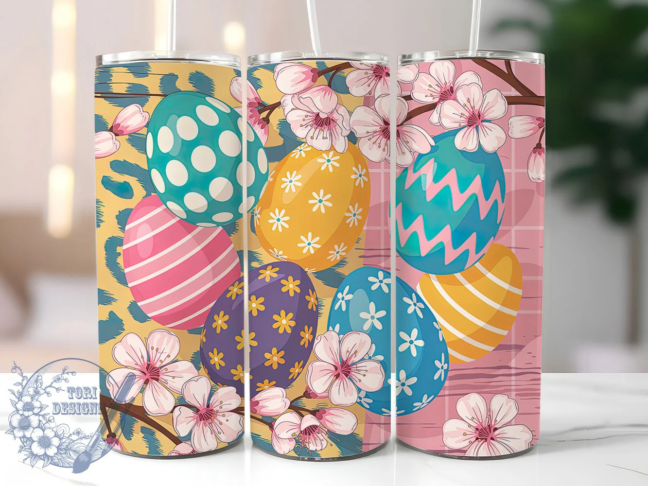 Leopard Cowhide Easter Egg Tumbler, Easter Egg Tumbler, Animal Print Wrap, Stylish 20oz Wrap, Sublimation Design, Trendy Gift Idea, Inspirational Easter Tumbler