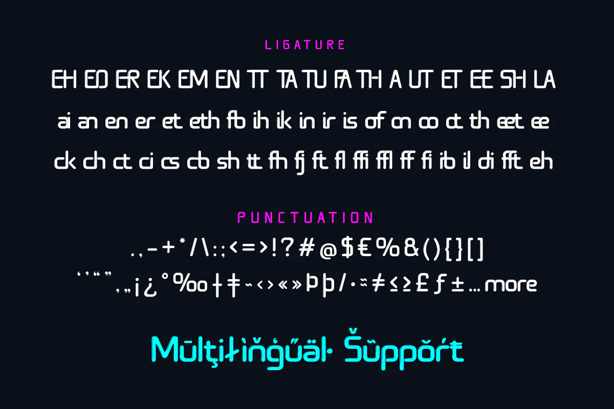 Linkero - Futuristic Font - Image 2