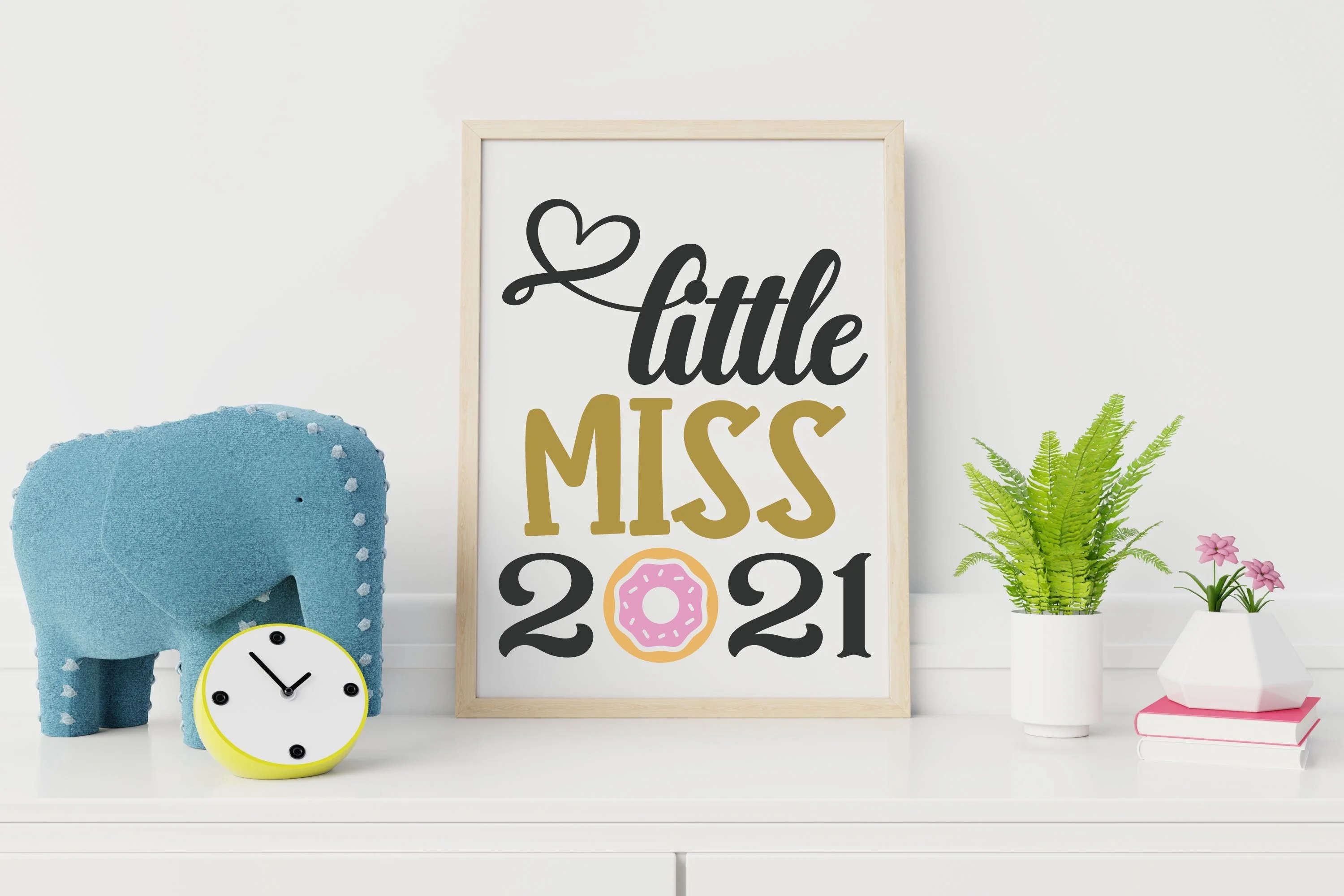 Little Miss 2021 - SVG, PNG, DXF, EPS - Image 4