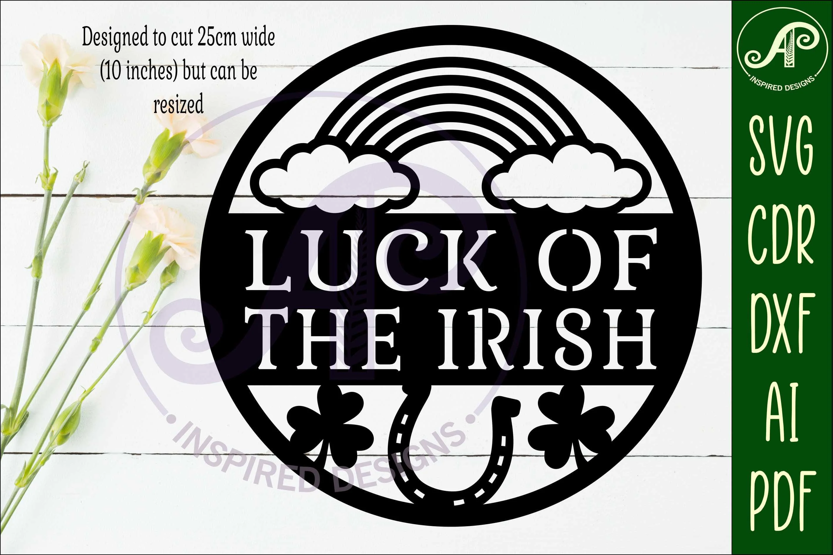 Luck of the Irish St. Patrick's Day wall sign - Image 2