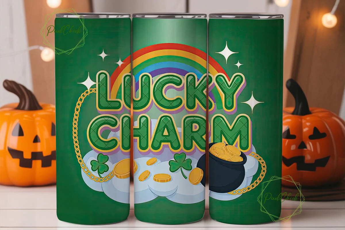 Lucky Charm 20oz Tumbler Wrap - Image 2