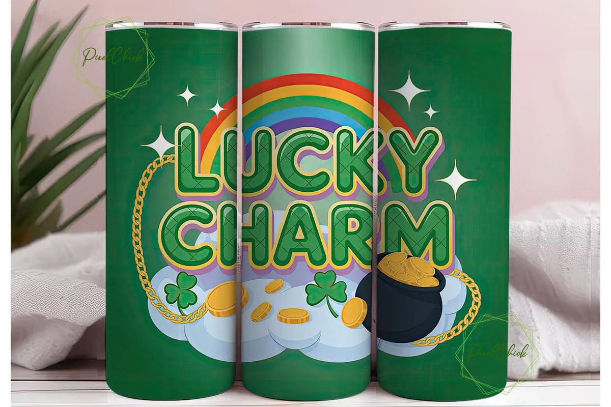 Lucky Charm 20oz Tumbler Wrap - Image 3
