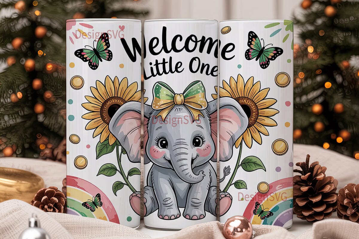Lucky Elephant St. Patrick's Tumbler - Image 2