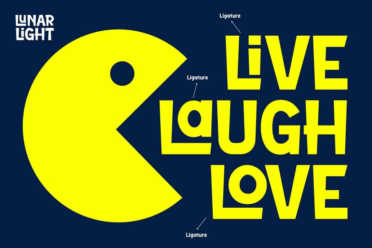 Lunarlight - Game Display Font - Image 4