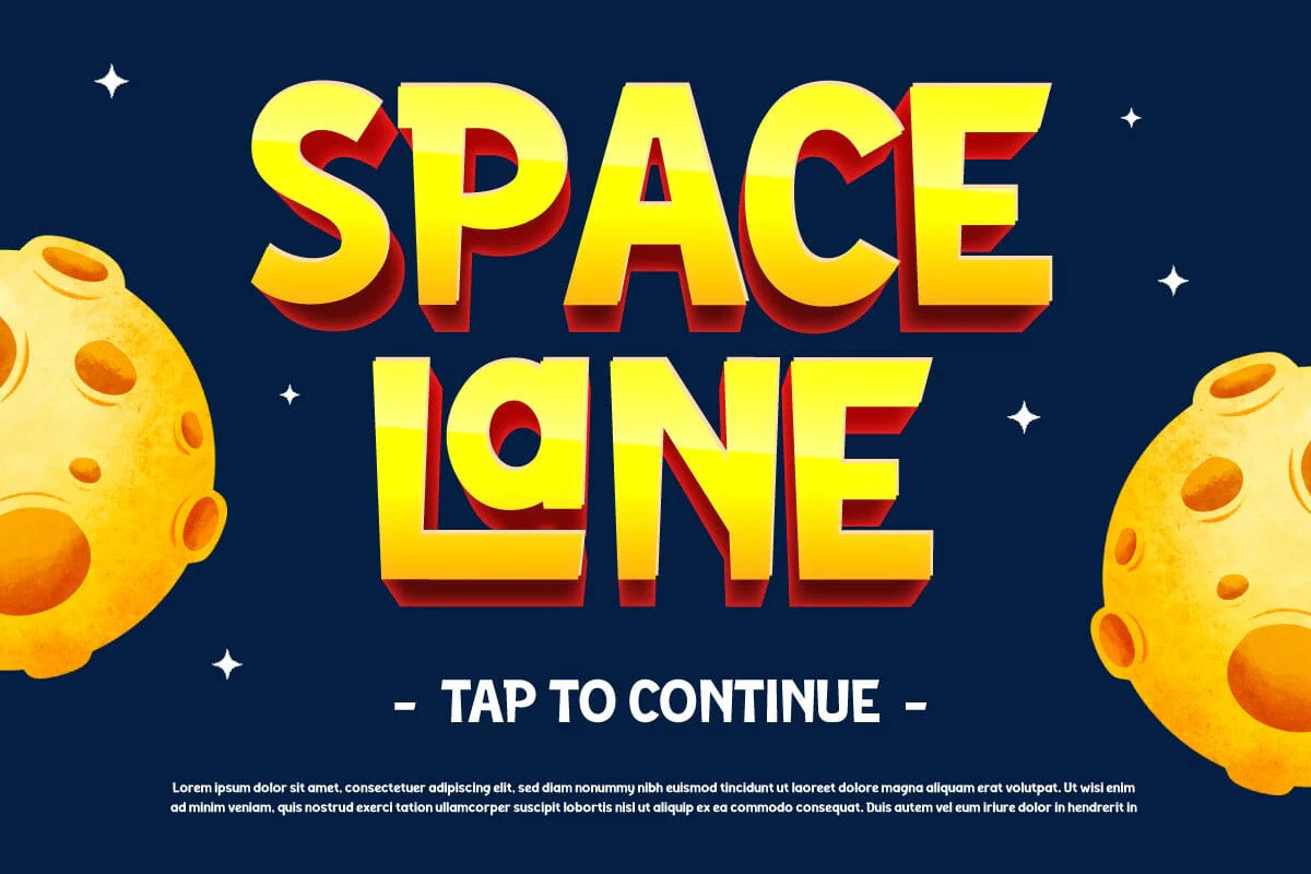Lunarlight - Game Display Font - Image 8