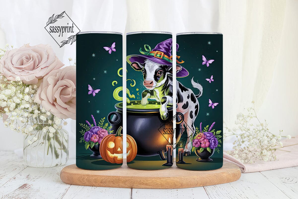 Magic Cow Halloween 20oz Tumbler Wrap