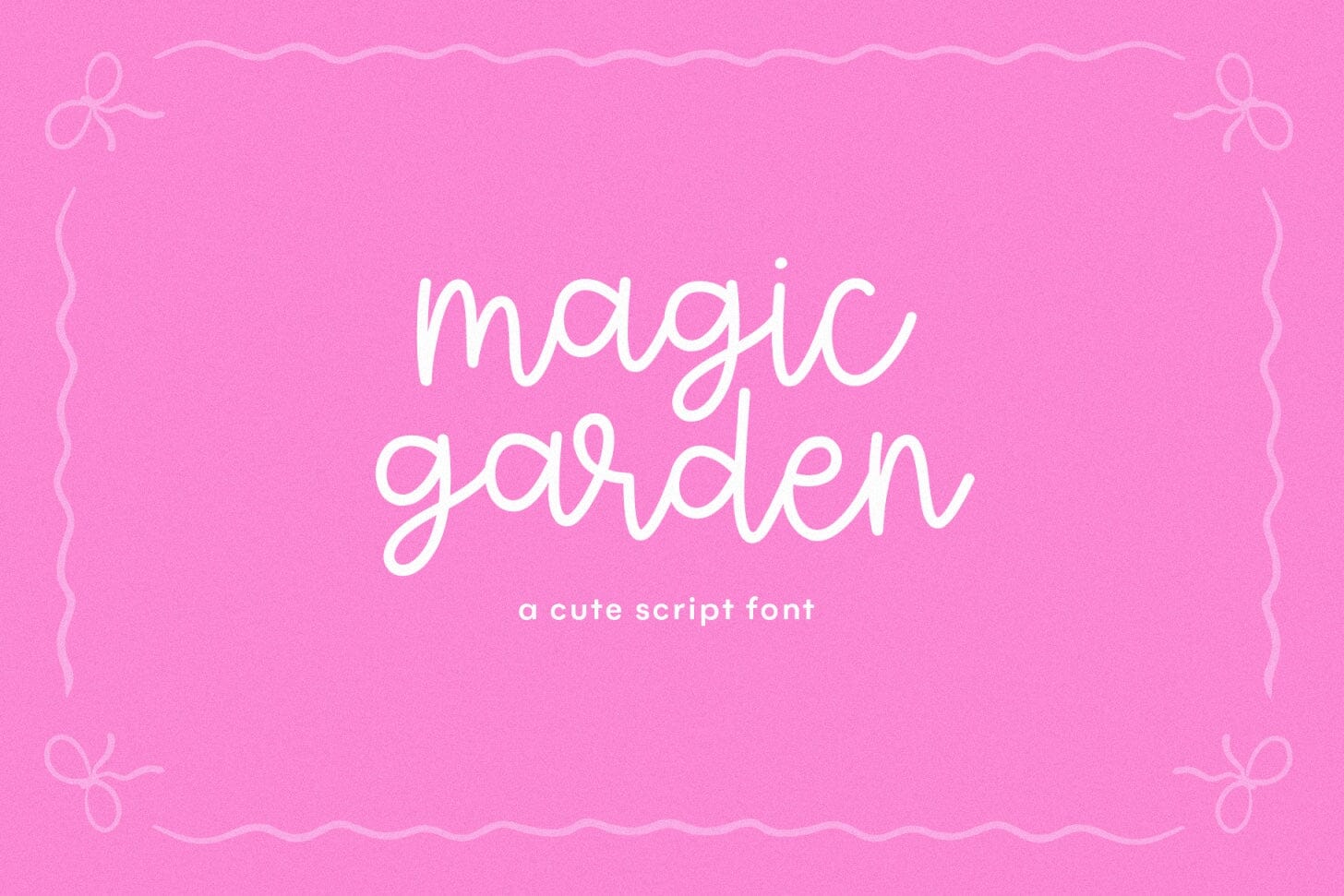 Magic Garden - Cute Handwritten Font