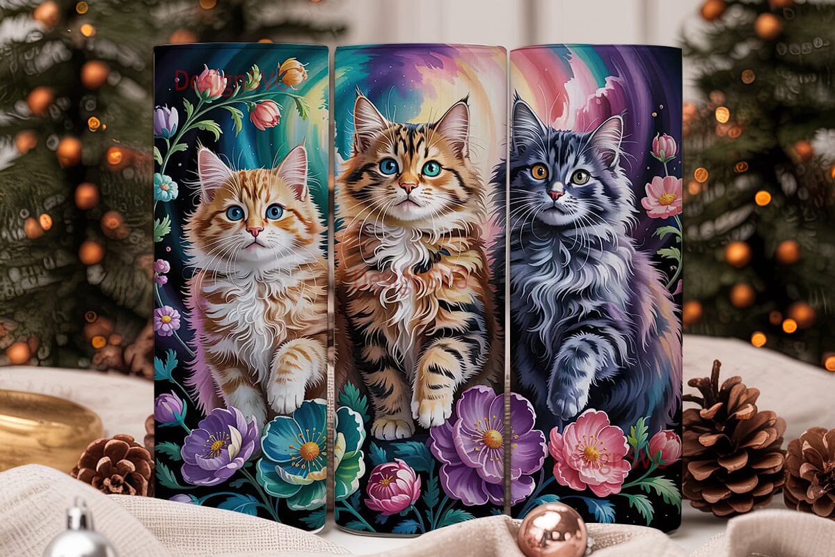 Magical Cats 20oz Tumbler Wrap - Image 2