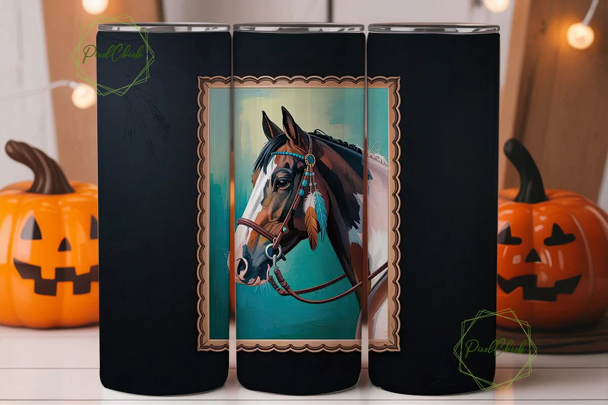 Majestic Horse 20oz Tumbler Design - Image 3