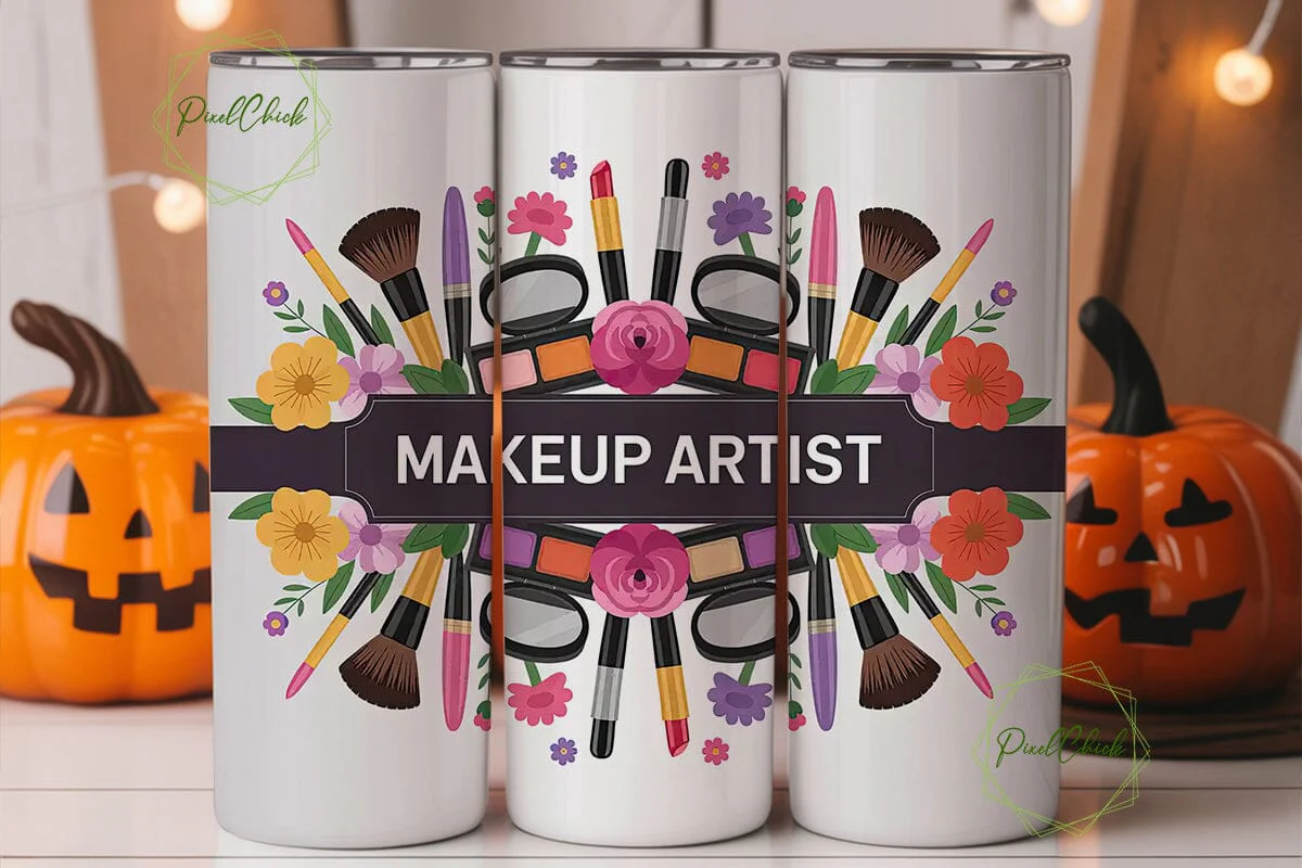 Makeup Artist 20oz Tumbler Wrap - Image 2