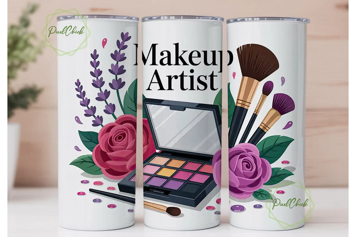 Makeup Artist 20oz Tumbler Wrap
