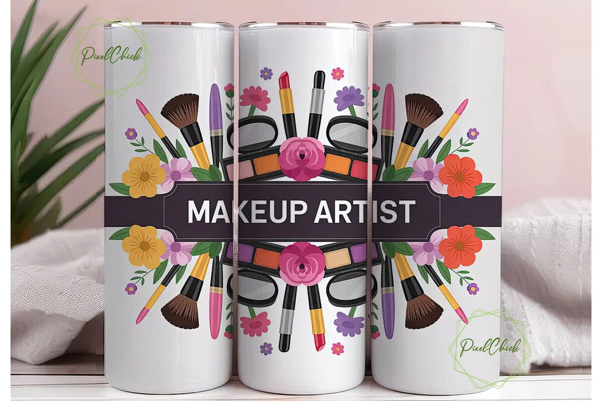 Makeup Artist 20oz Tumbler Wrap - Image 3