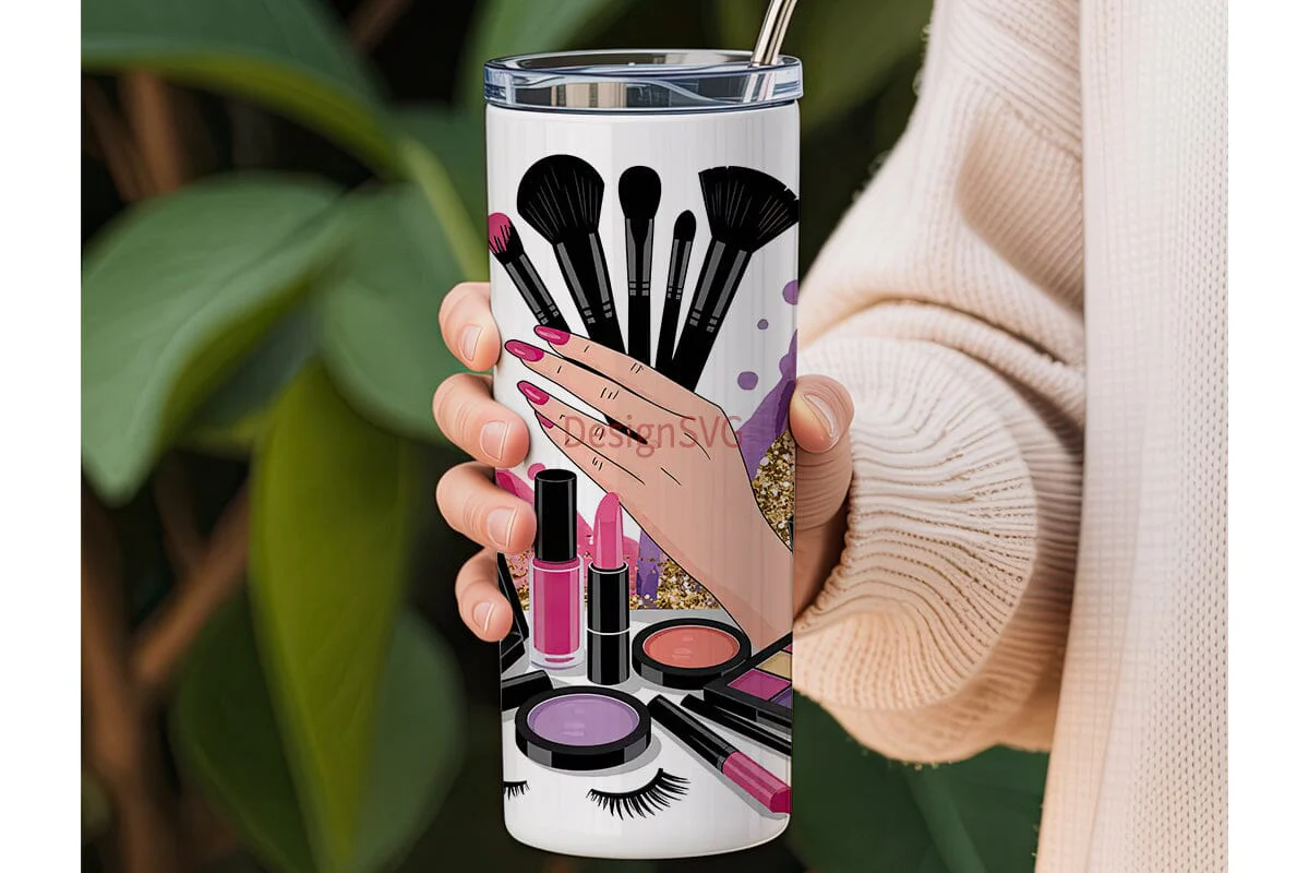 Makeup Glam 20oz Tumbler Wrap - Image 3