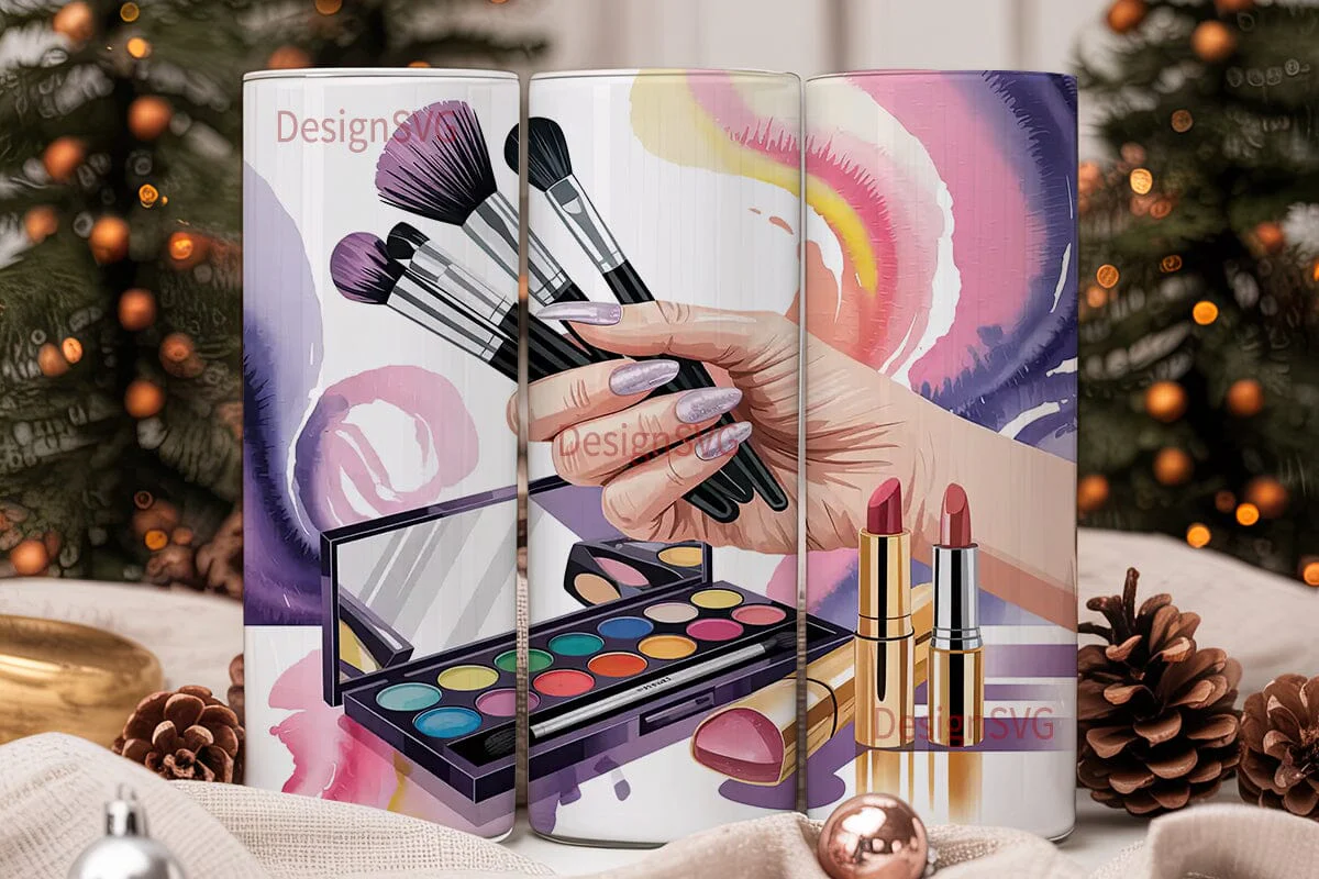 Makeup Glam 20oz Tumbler Wrap - Image 2