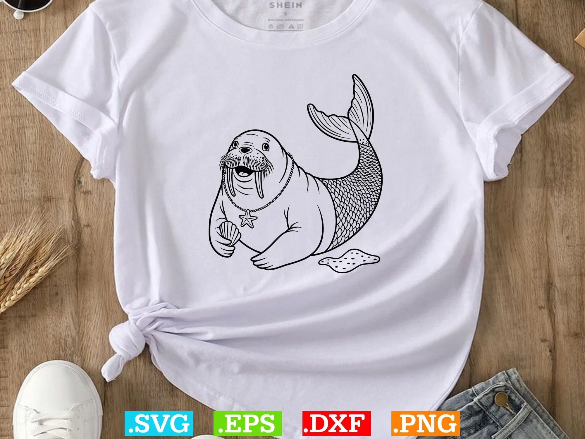 Manatee SVG Bundle, Ocean Animal Svg, Manatee Silhouette, Ocean Life Cricut - Image 9