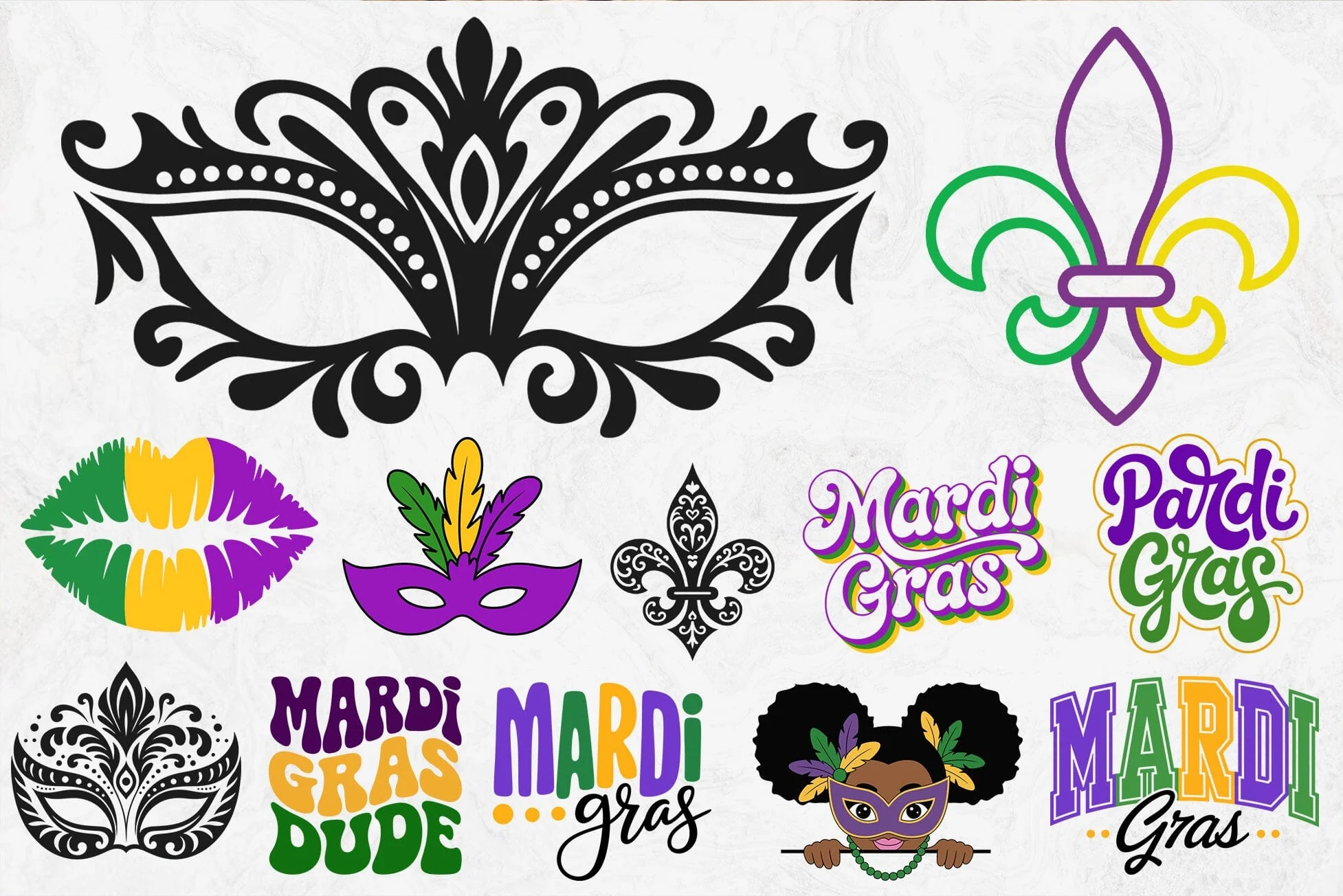 Mardi Gras Svg Bundle, Carnival svg silhouette, Masquerade Carnival SVG, Festival svg, Mardi Gras Carnival svg, Matching Family Mardi Gras, Matching Mardi Gras