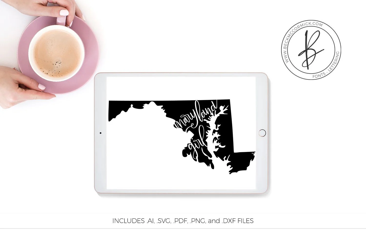 Maryland Girl SVG