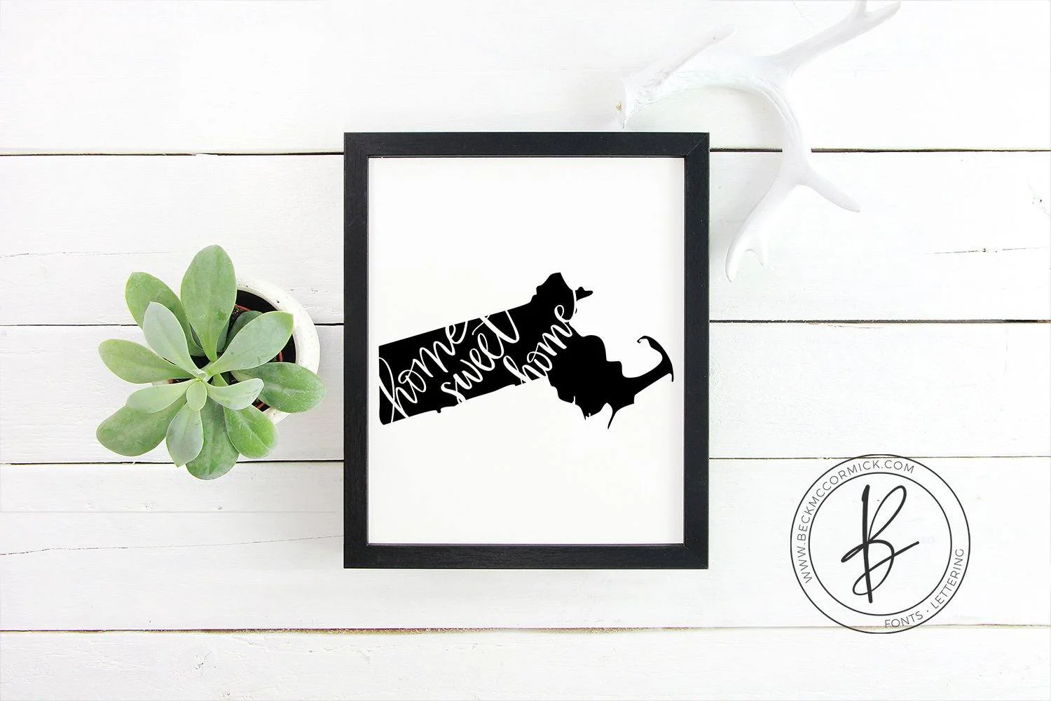 Massachusetts Home Sweet Home SVG - Image 2
