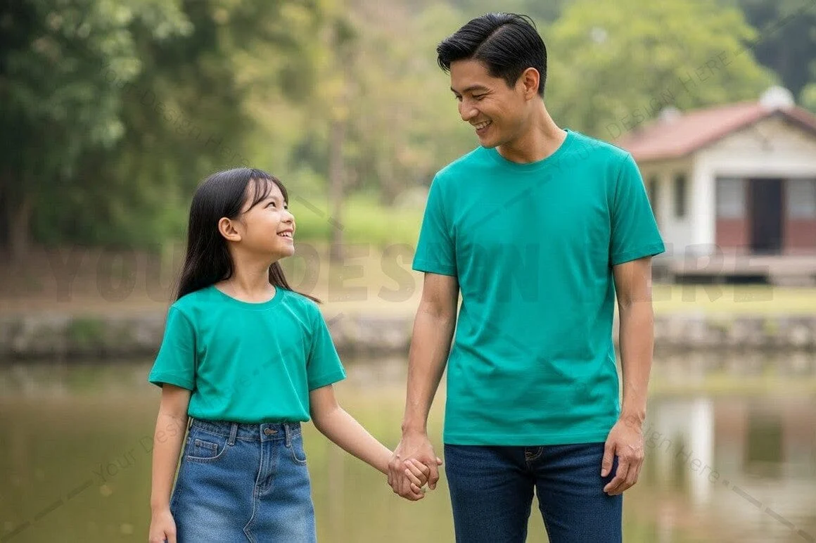 Matching family t-shirt set