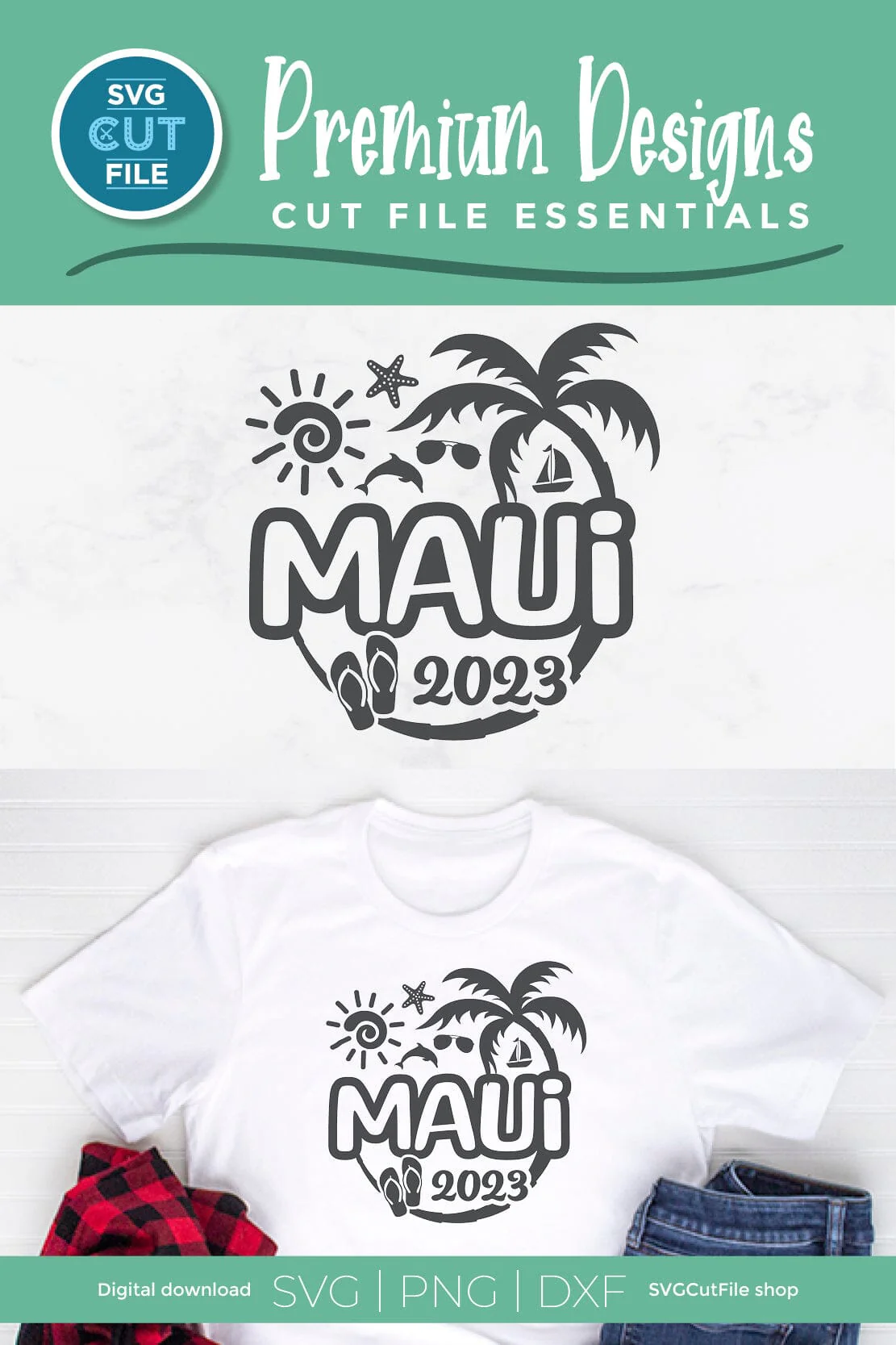 Maui Hawaii svg - 2023 Maui Hawaiian Vacation or Trip Design - Image 6