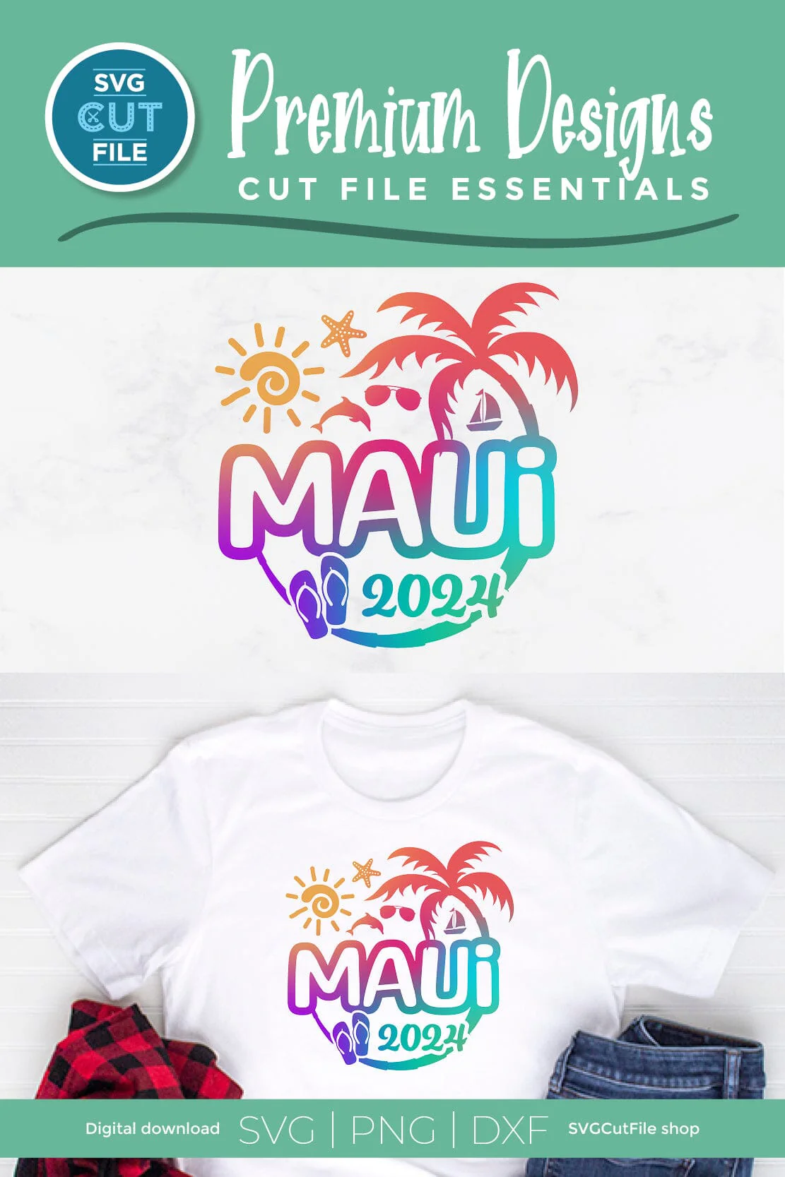 Maui Hawaii svg - 2024 Maui Hawaiian Vacation or Trip Design - Image 6