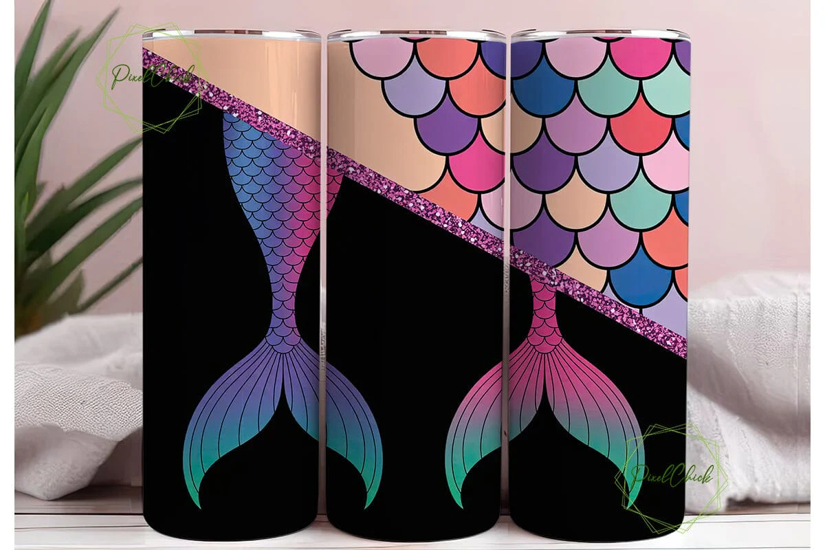 Mermaid Scales Tumbler Wrap