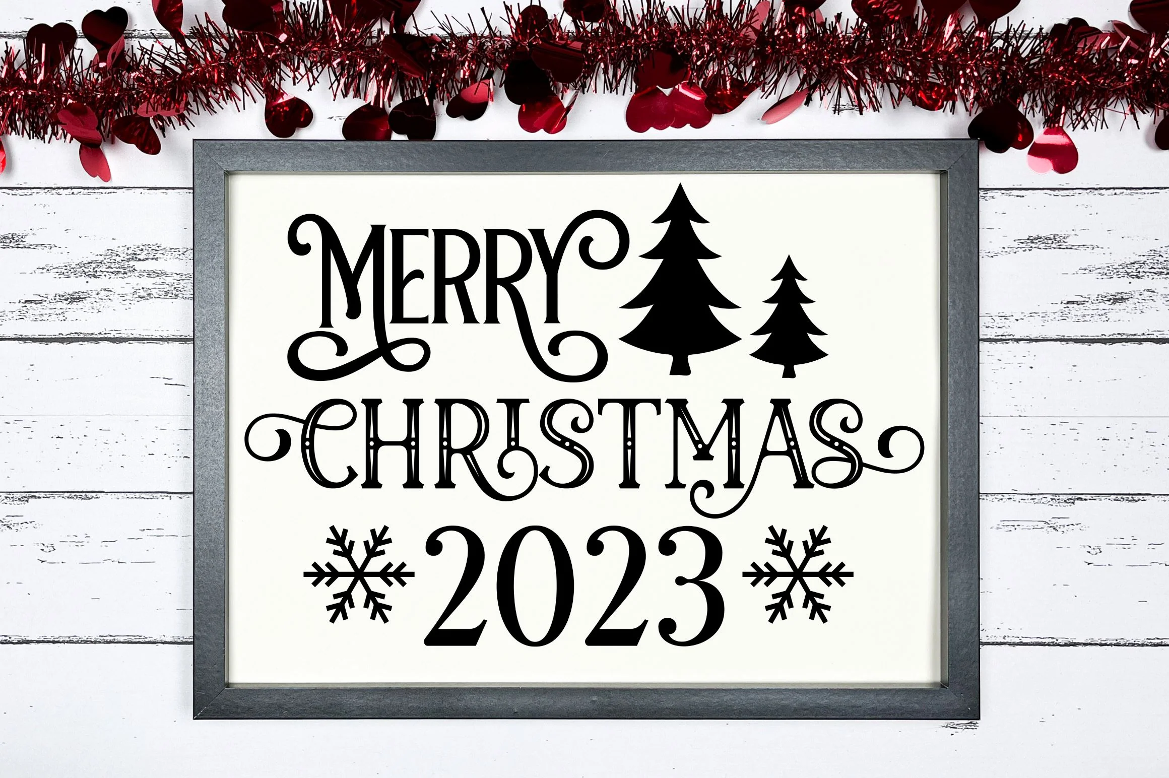 Merry Christmas 2023 SVG Design - Image 2