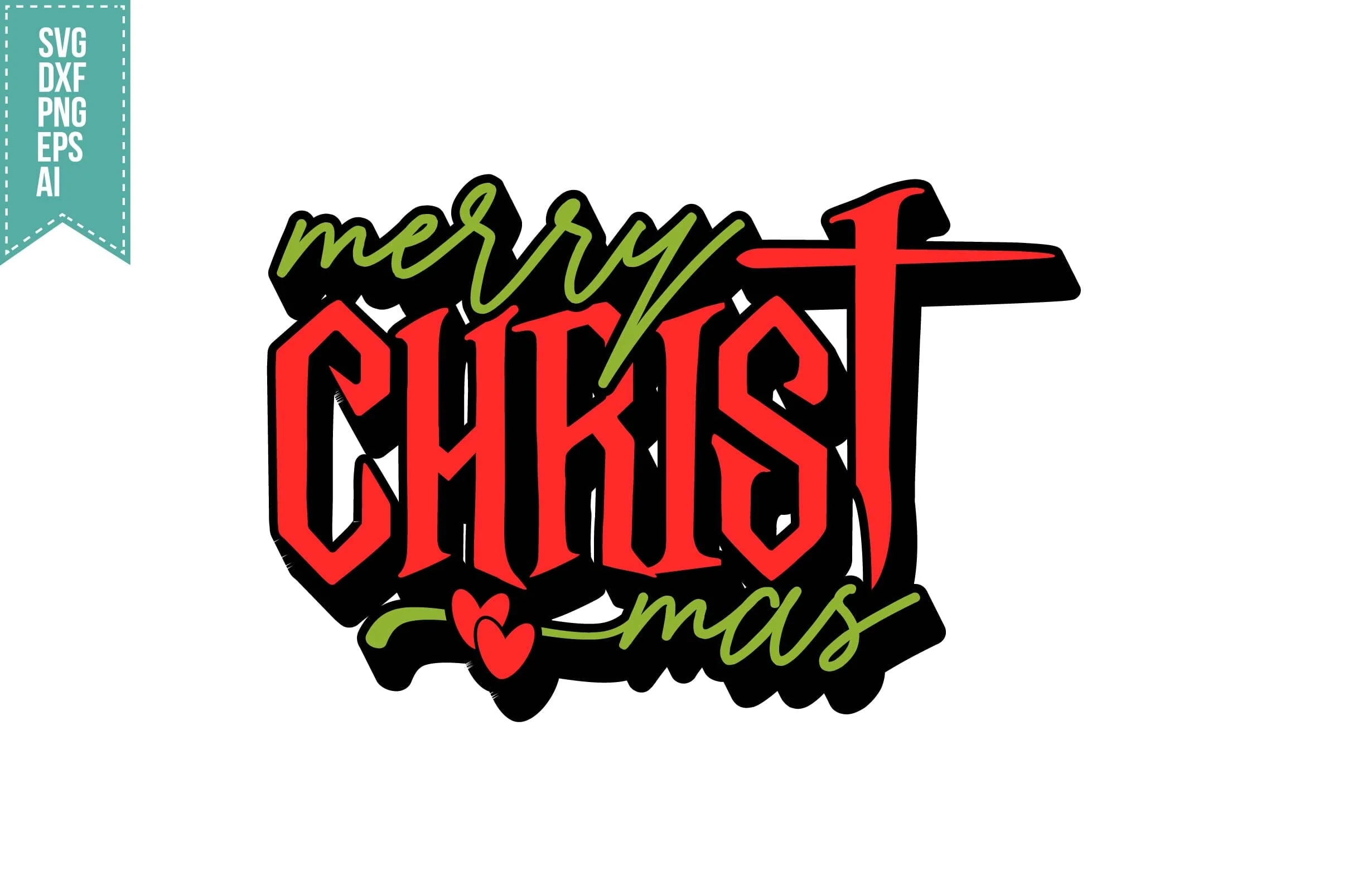 Merry Christmas Svg, Boho Christmas Svg, Winter Svg, Xmas svg, Santa Svg Designs - Image 2