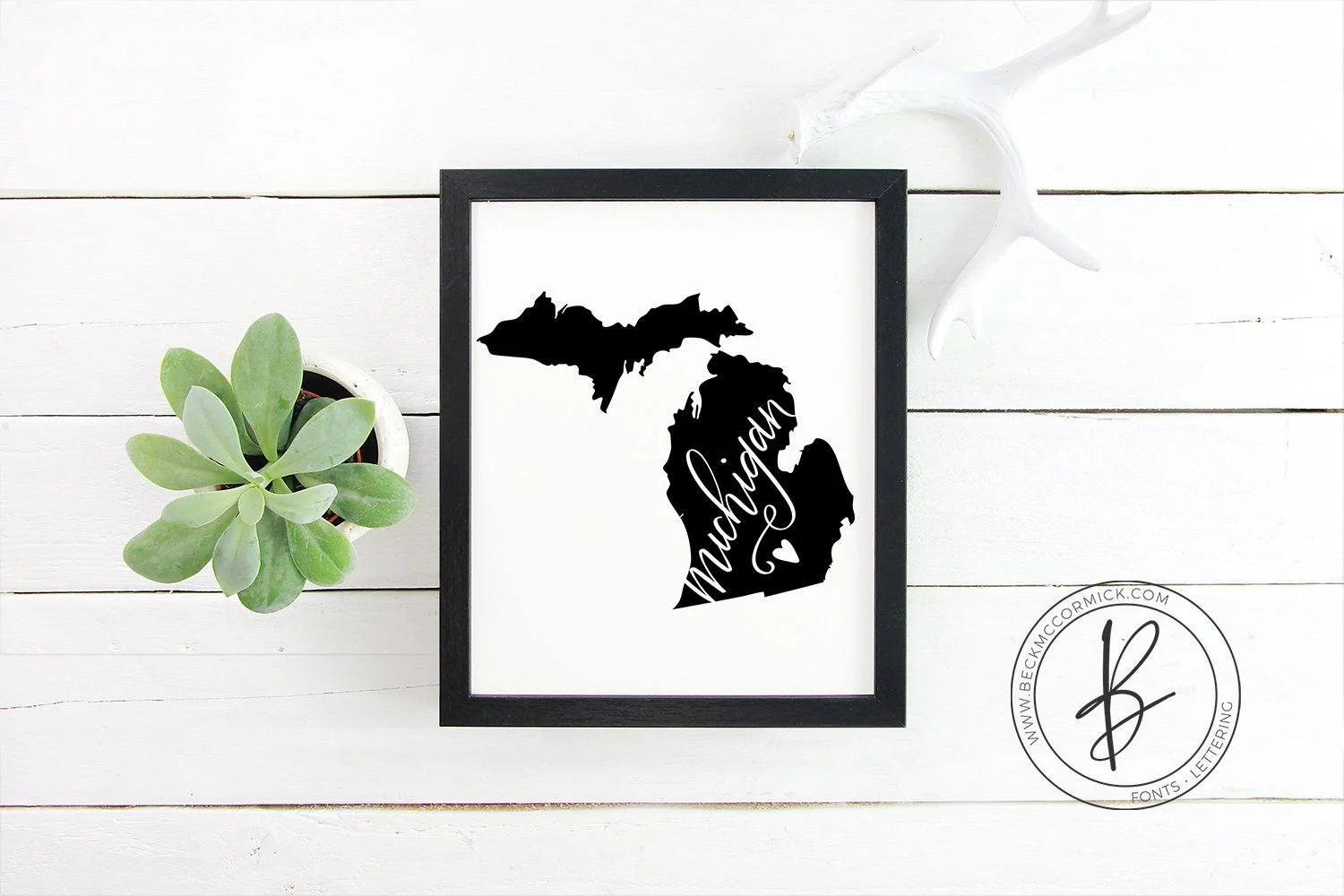 Michigan Heart SVG - Image 2